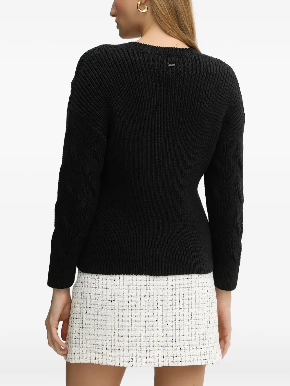  Armani Exchange V-neck Sweater - Black 