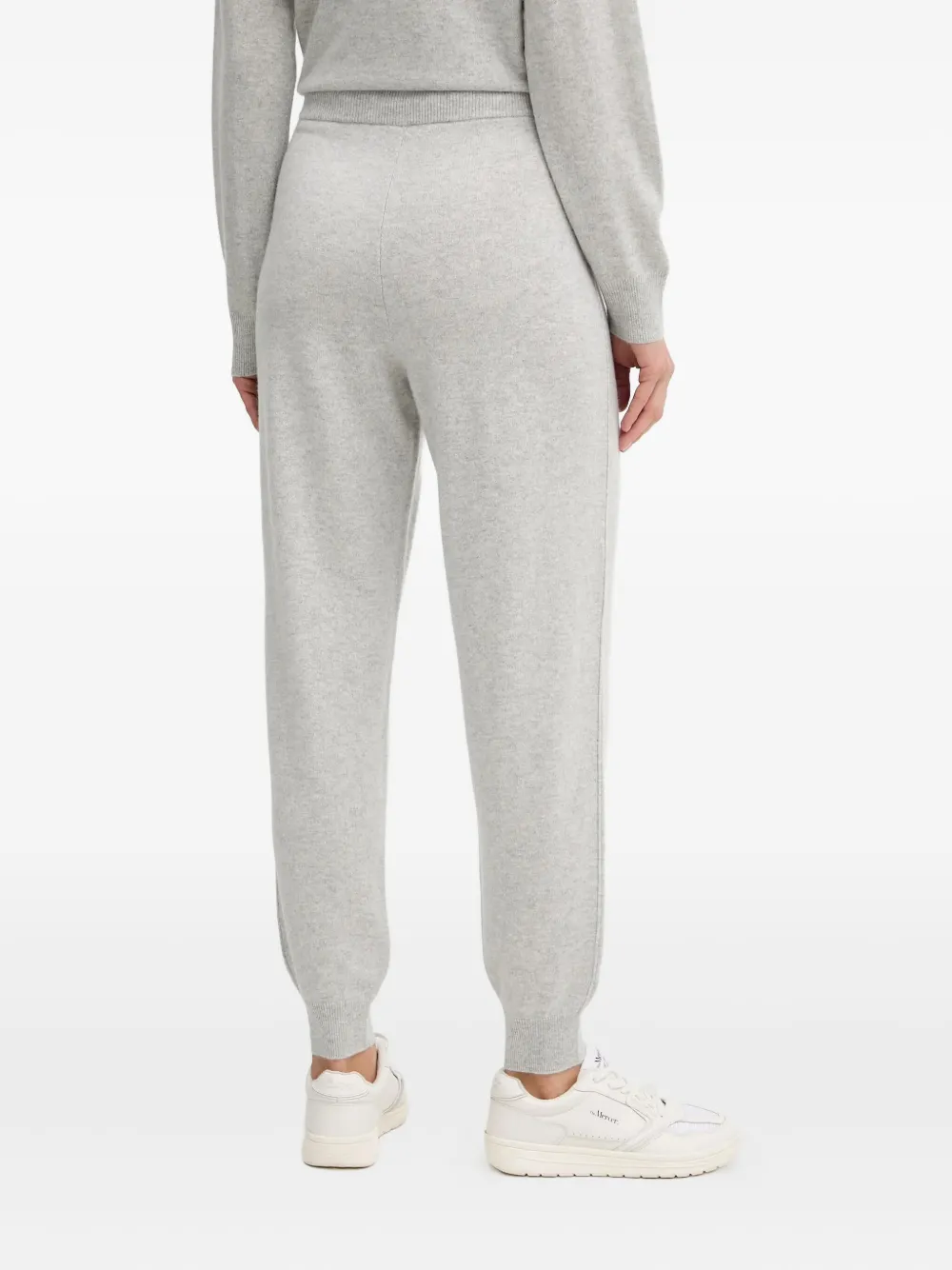 Hugo Boss Falindana Drawstring Seam Track Pants In Gray