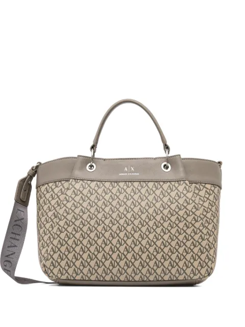 Armani Exchange allover-pattern tote bag