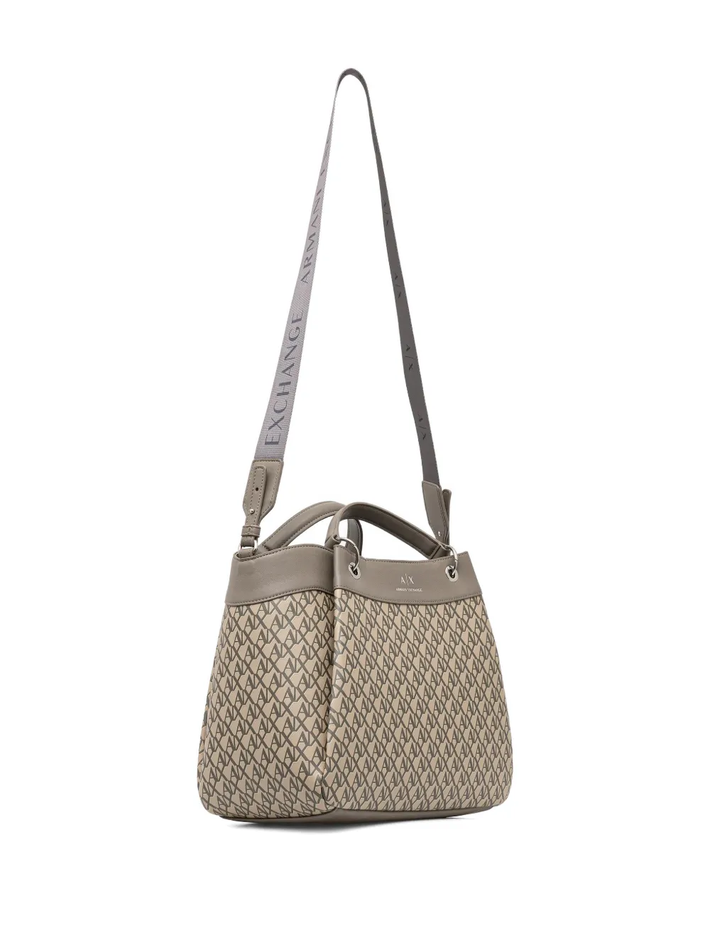 Armani Exchange allover-pattern tote bag - Beige