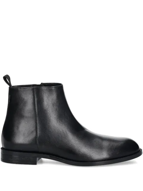 BOSS zip-up ankle boots