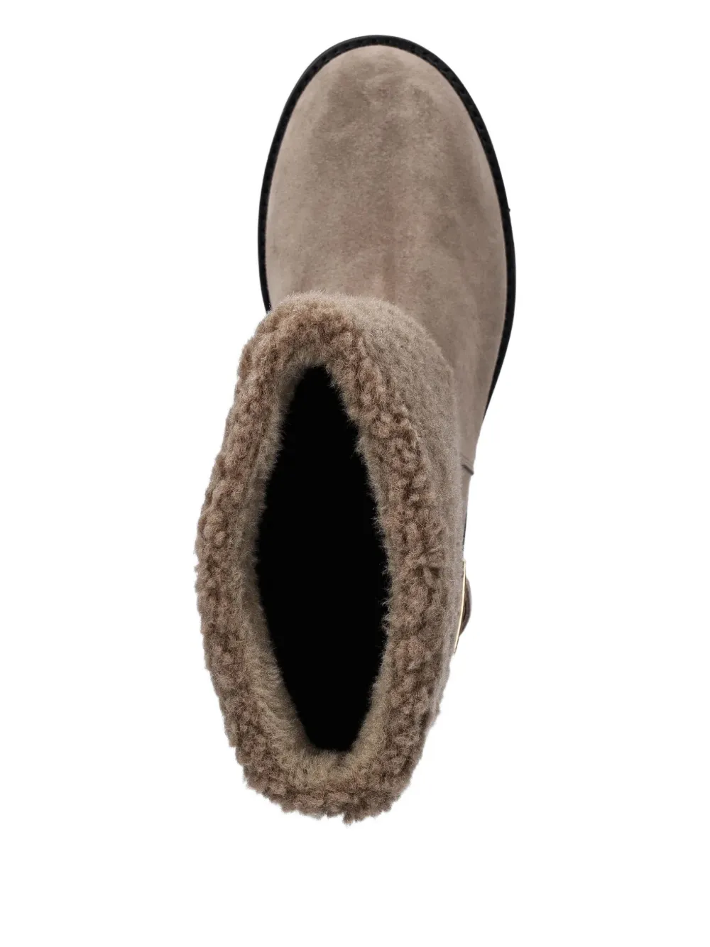 Hugo Boss Buckle-detailed Ankle Boots In Neutral