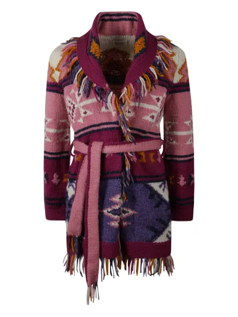 FRANTIC Passion Fruit belted cardigan