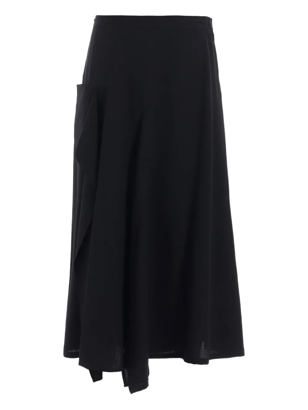 Y's ruffled midi skirt | Black | Image 1