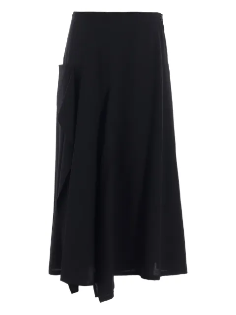 Y's ruffled midi skirt