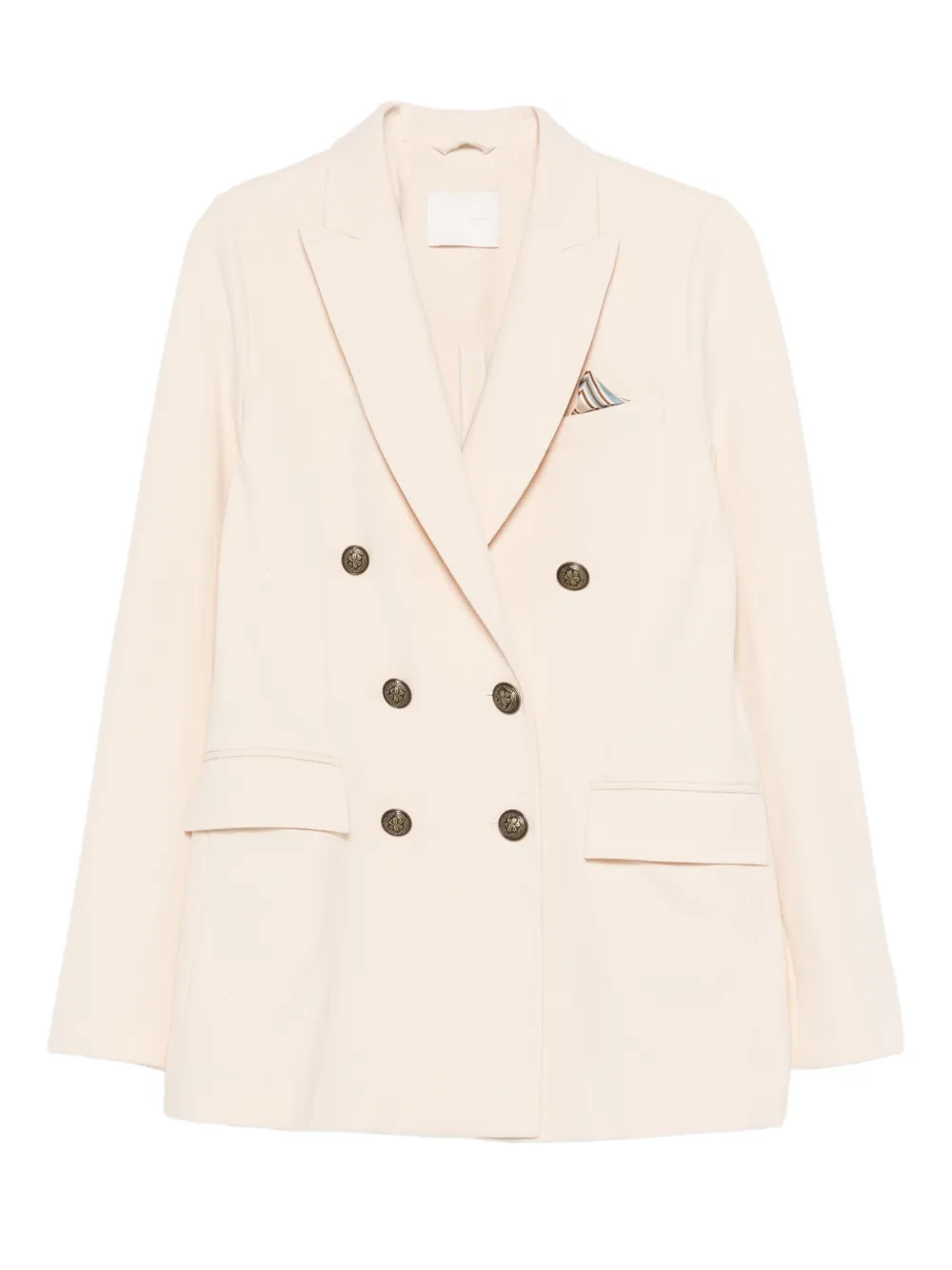 Circolo 1901 double-breasted pocket-detail blazer - Toni neutri