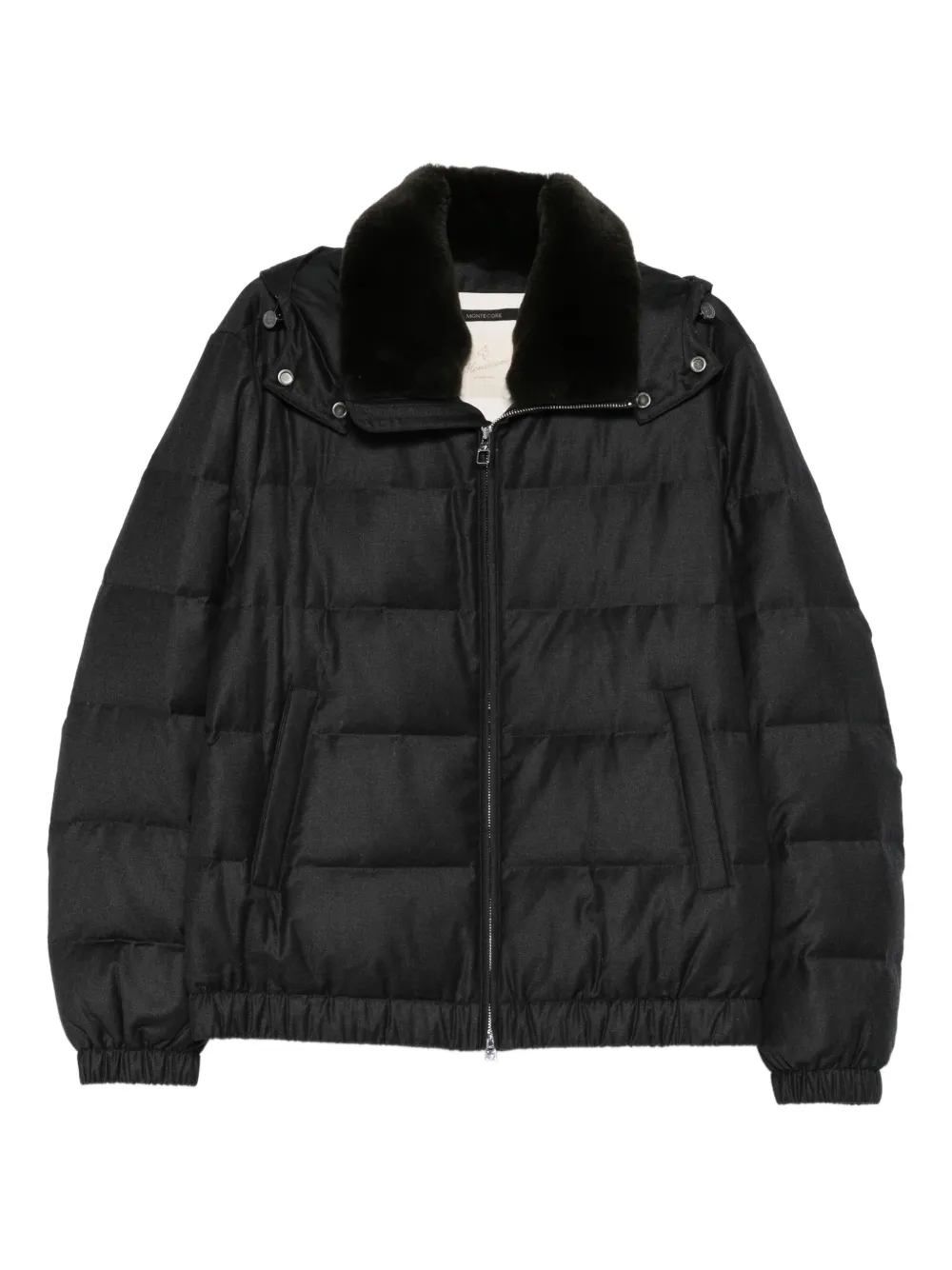 Montecore fur collar padded jacket | Black | Image 1