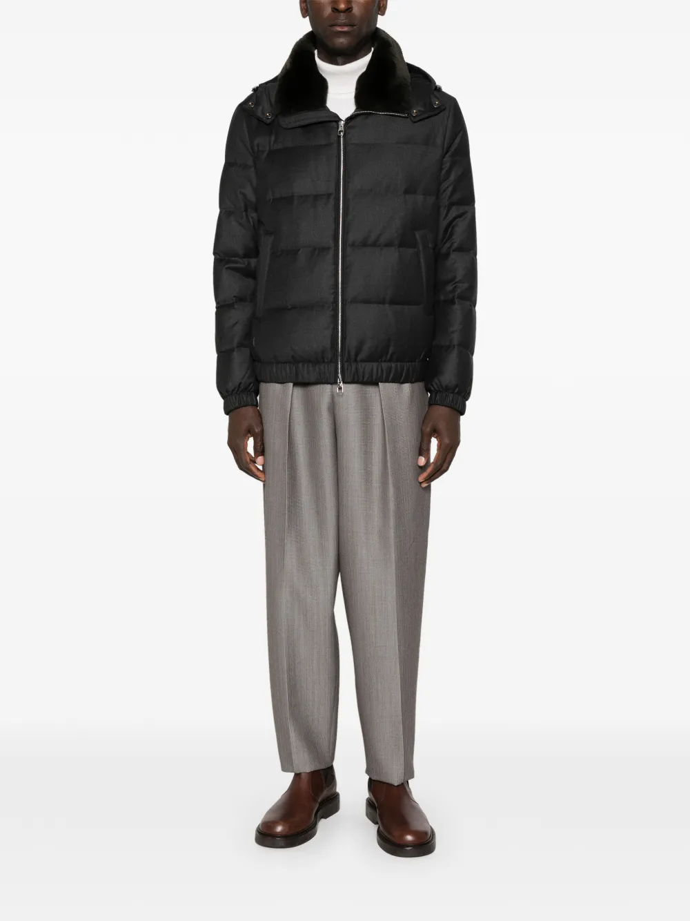 Montecore fur collar padded jacket | Down Jackets | Image 2