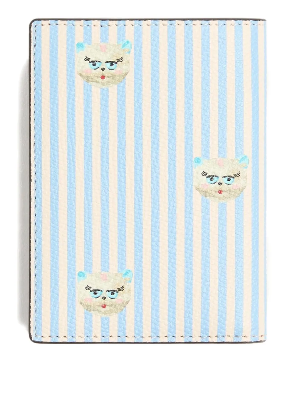 Valentino Garavani Le Chat de la Maison portemonnee met print Blauw