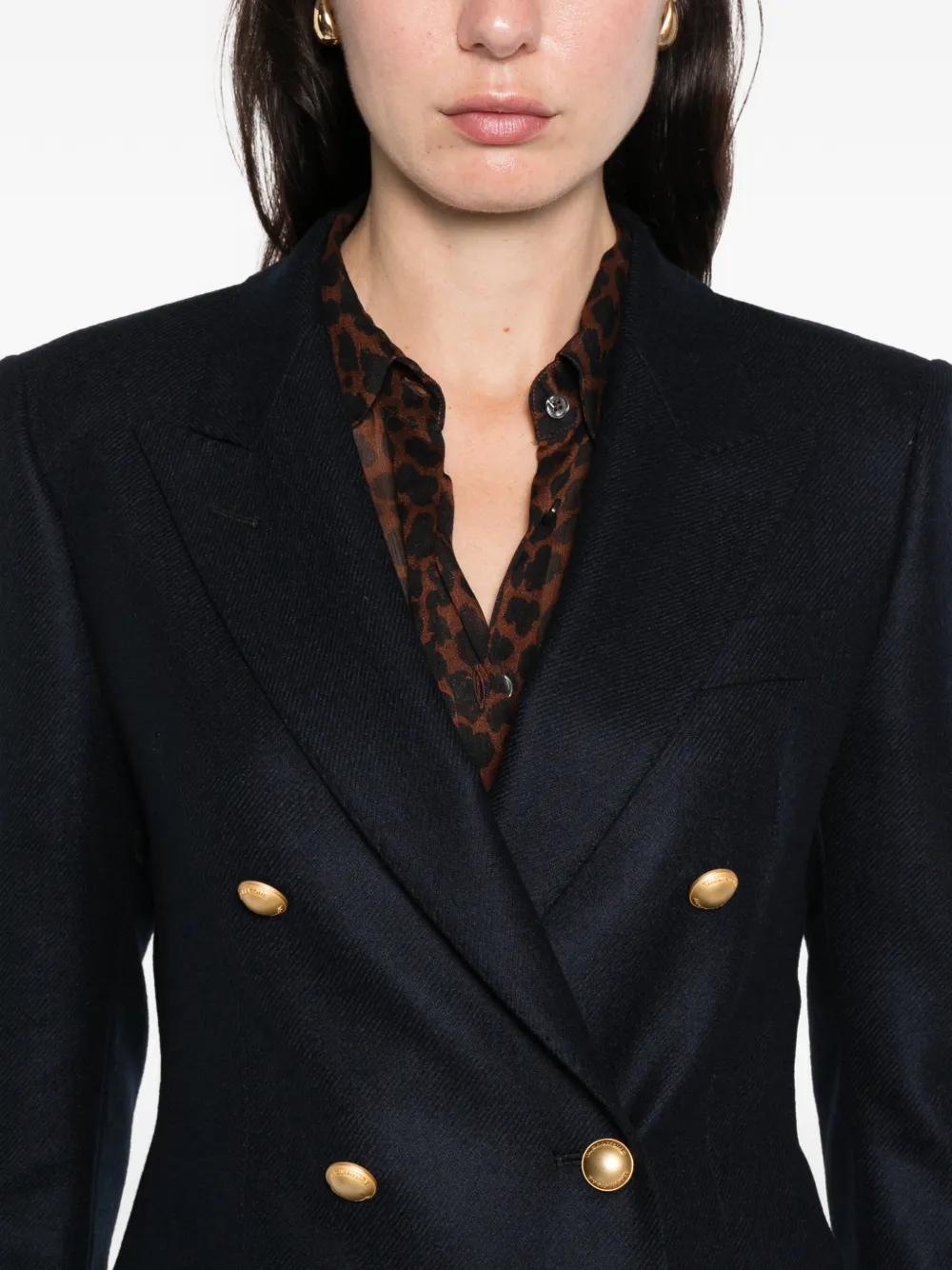 Tagliatore double-breasted button jacket Blauw