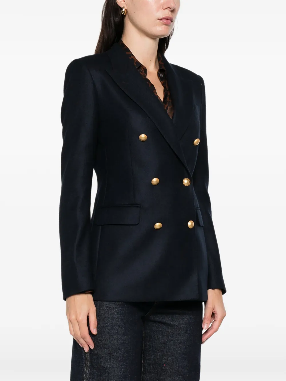 Tagliatore double-breasted button jacket Blauw