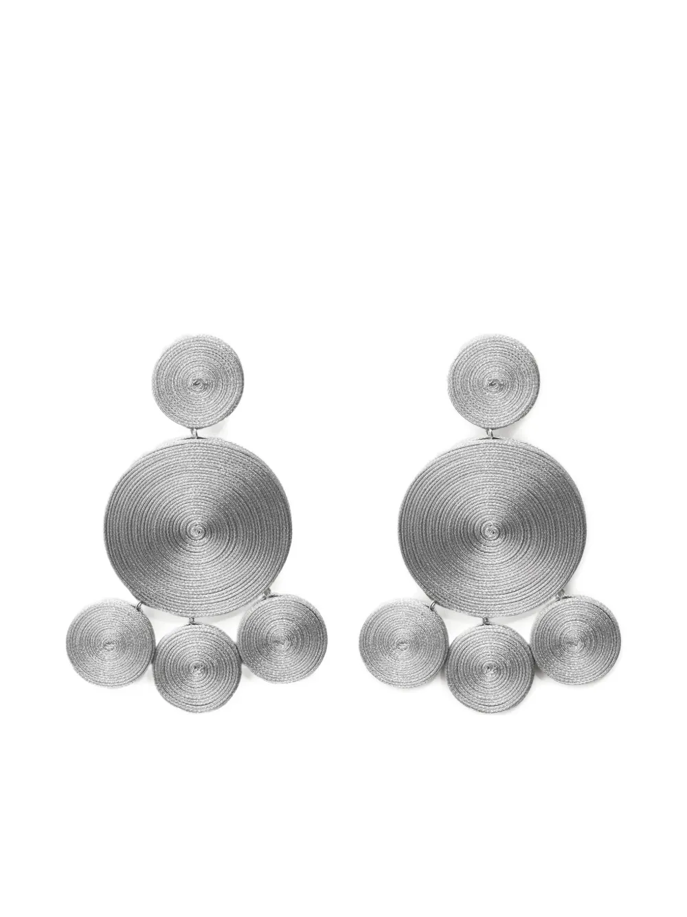 Simon Miller Deco Circle Earrings In Metallic