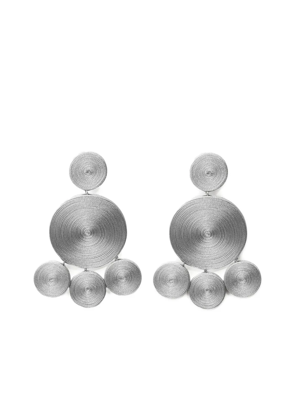 Simon Miller Deco circle earrings - Zilver