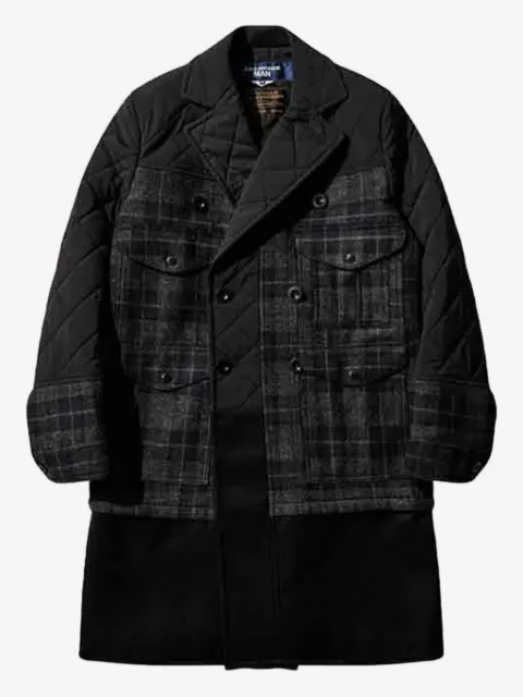 Junya Watanabe MAN x Filson quilted check coat