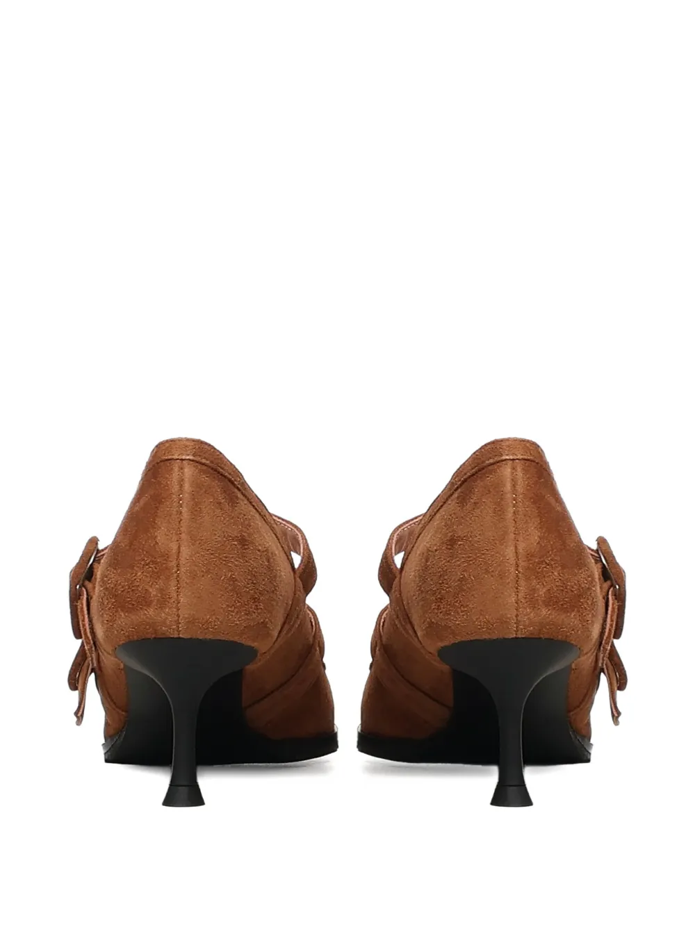 Giuliano Galiano Geluci suede pumps Bruin