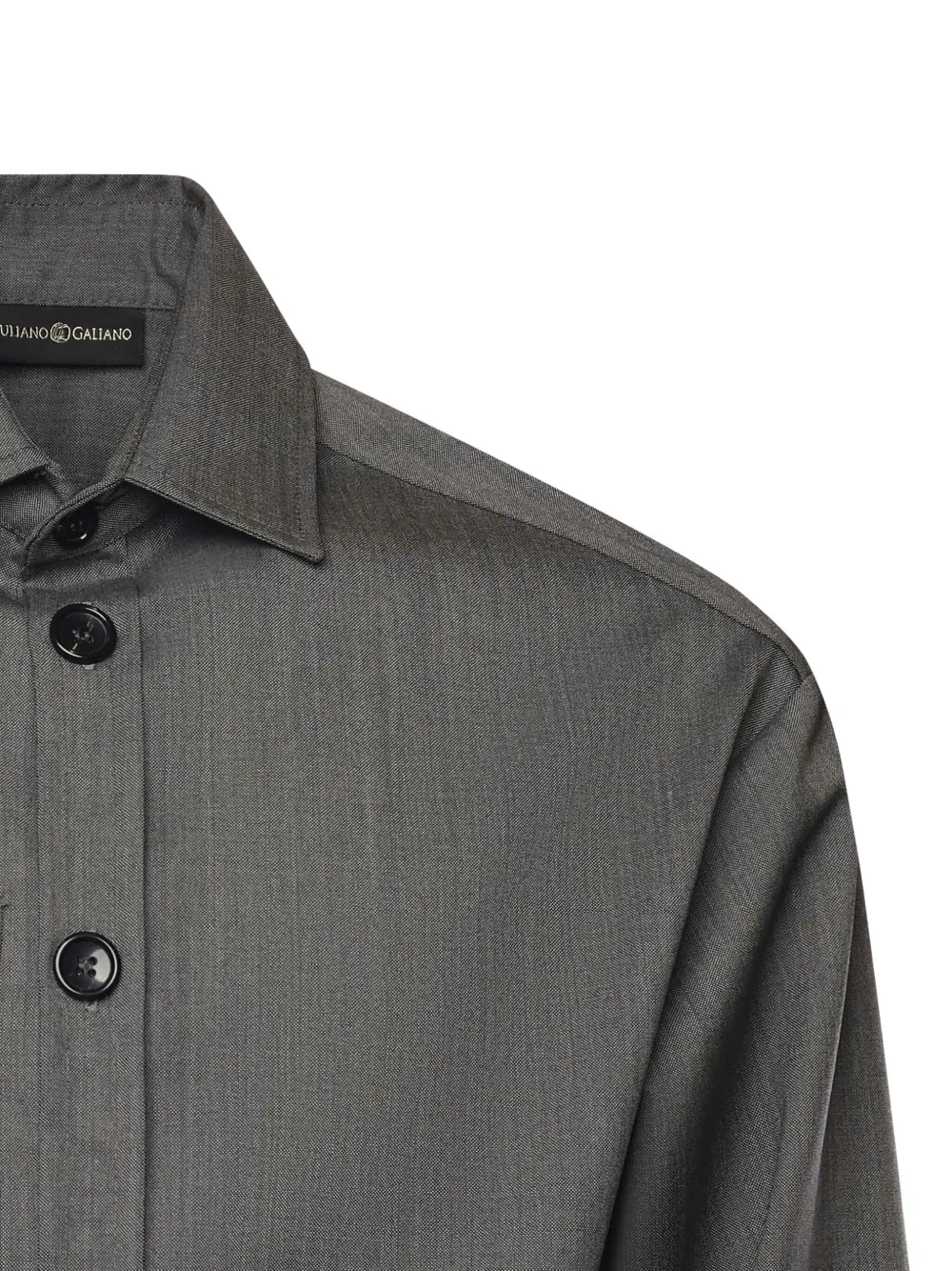 Giuliano Galiano Overhemd met opgestikte zak Grijs