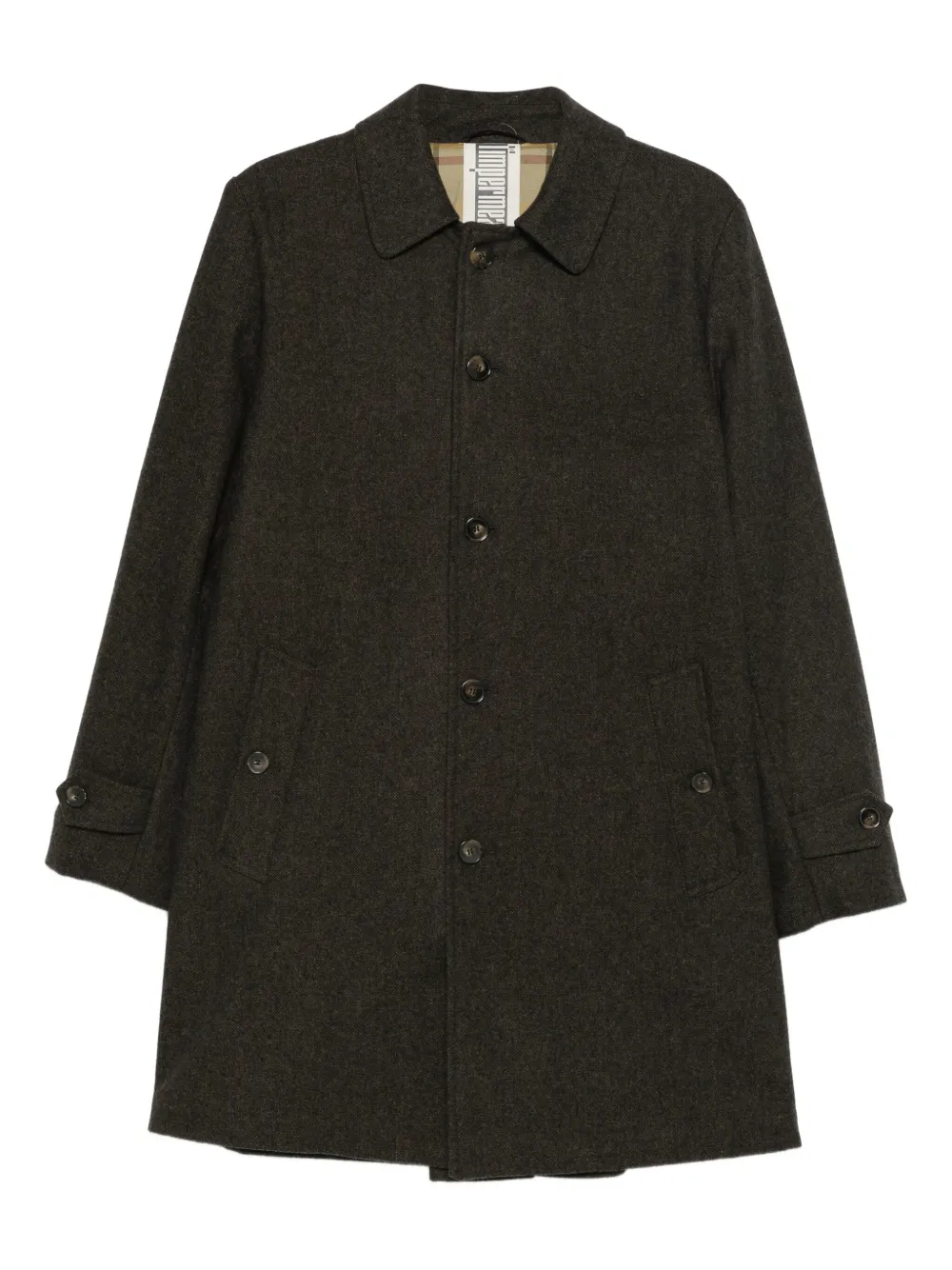 L'impermeabile Harry New Loden buttoned coat - グリーン