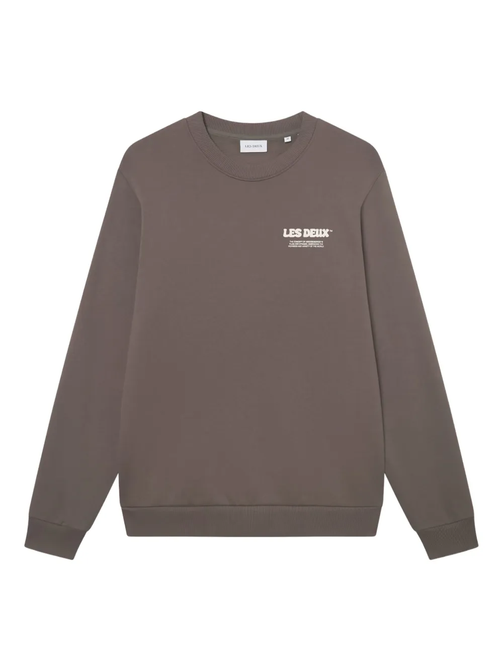 Les Deux Logo Sweatshirt In Brown