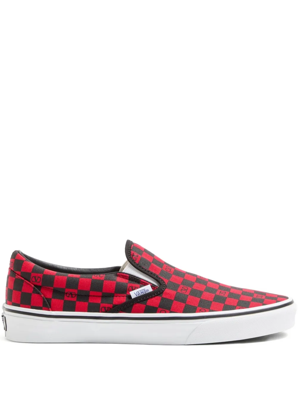 Valentino Garavani x Vans VLogo Signature geruite sneakers Rood