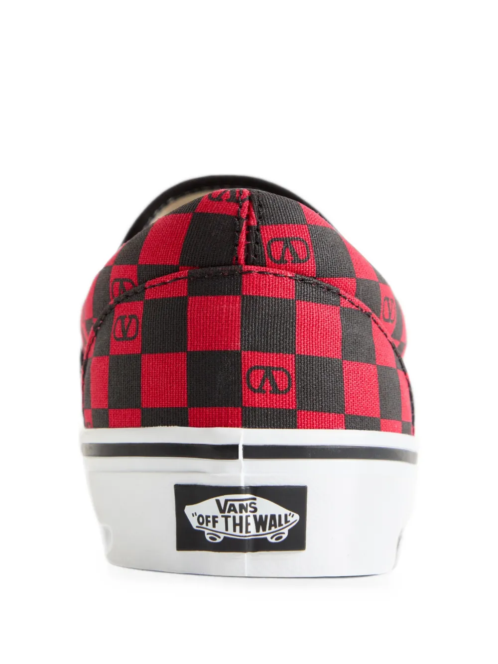 Valentino Garavani x geruite sneakers Rood
