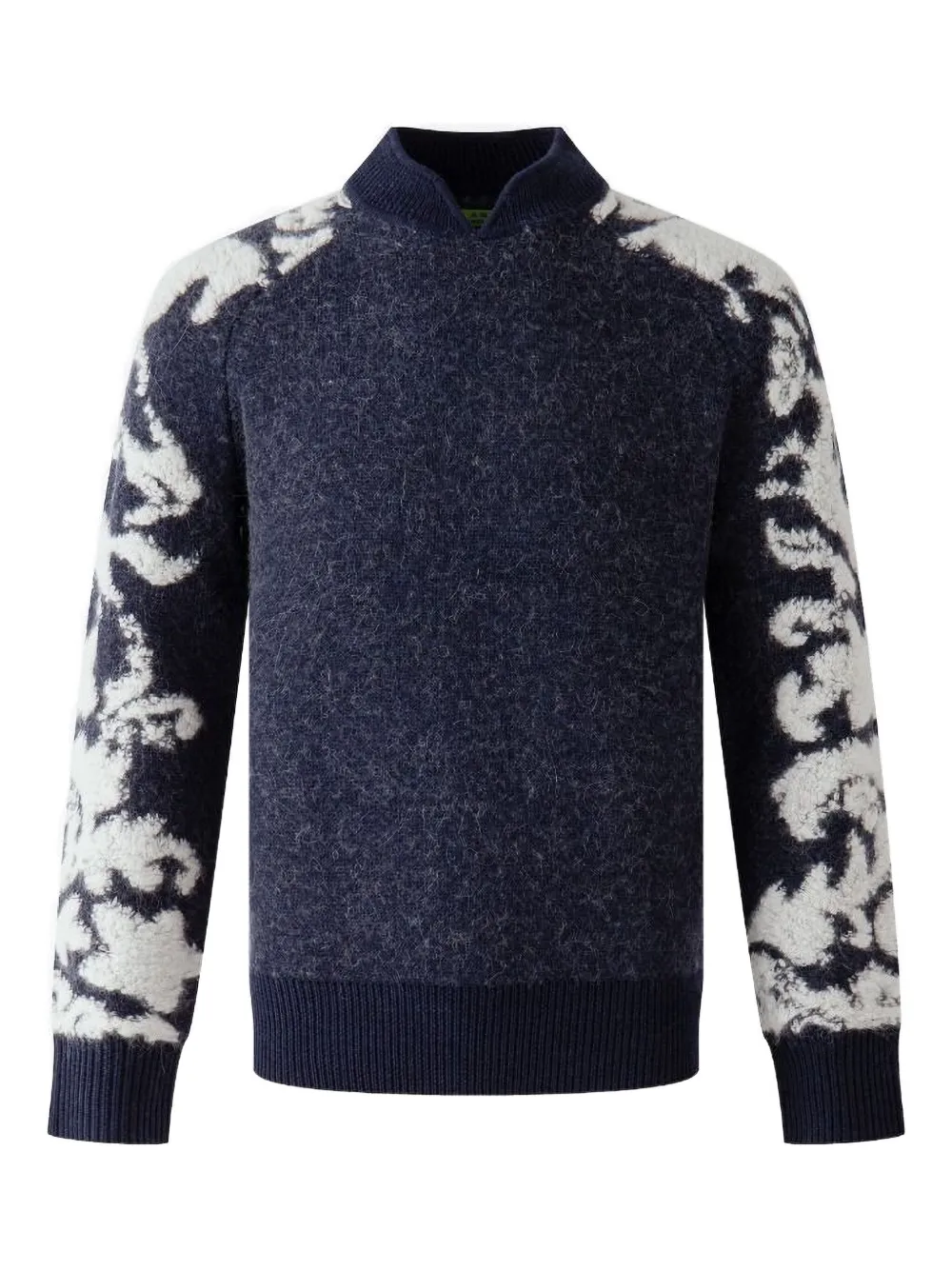 Shanghai Tang jacquard sweater - Blue