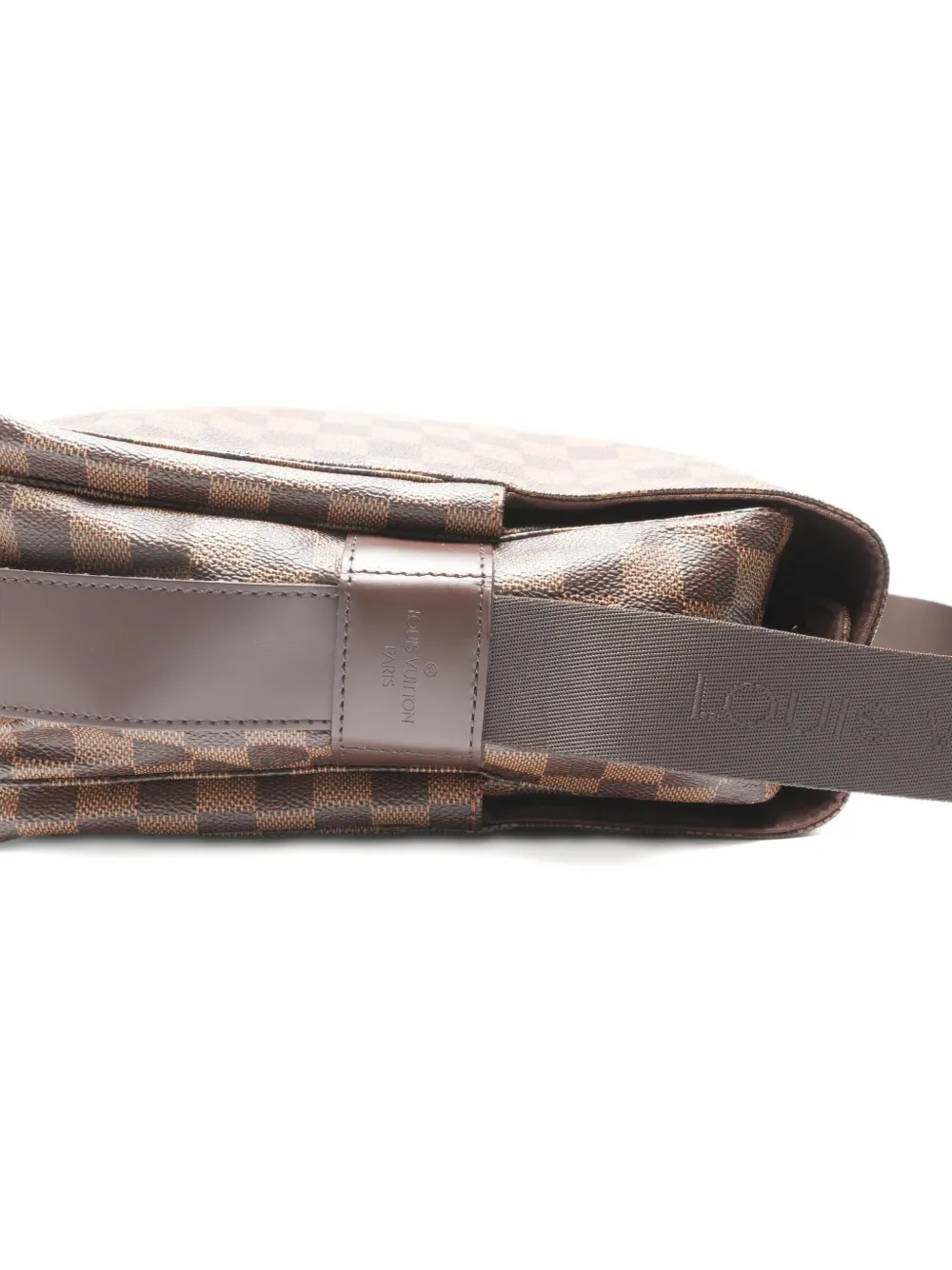 LOUIS VUITTON Pre-owned 2006 Naviglio Damier Cross Body Bag In Brown