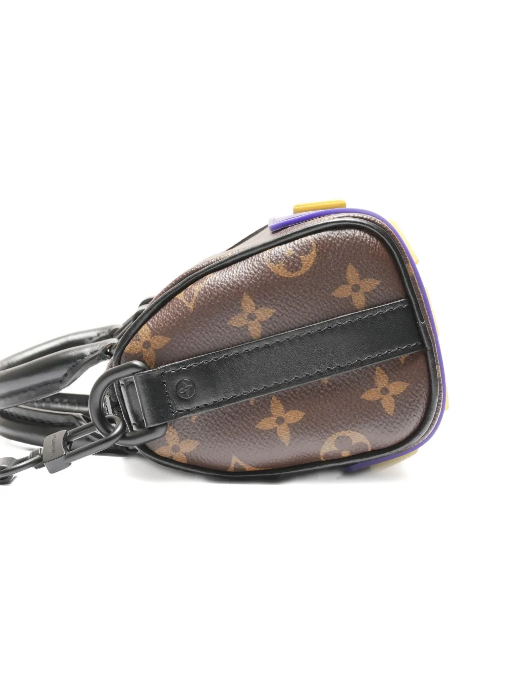 Pre-owned Louis Vuitton 2020s Keepall Xs Lv Rubber Tote Bag In Brown