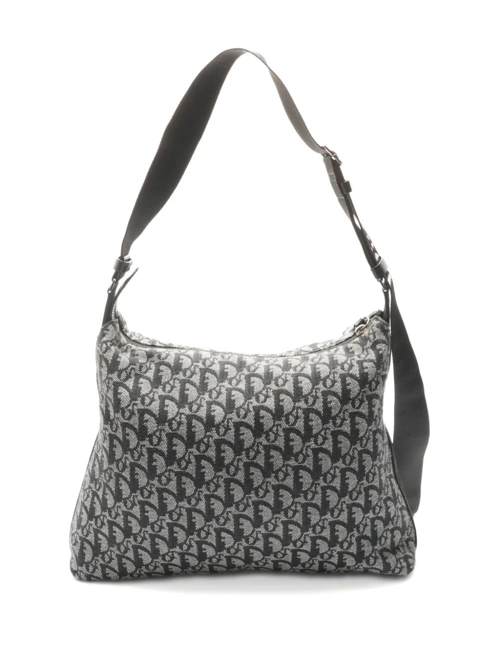 DIOR Pre-owned 2012 Trotter Shoulder Bag In Gray