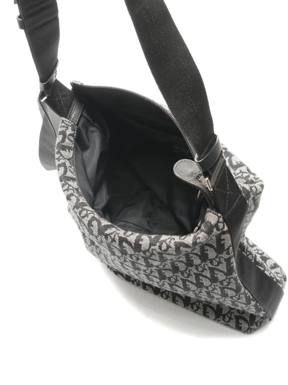 DIOR Pre-owned 2012 Trotter Shoulder Bag In Gray