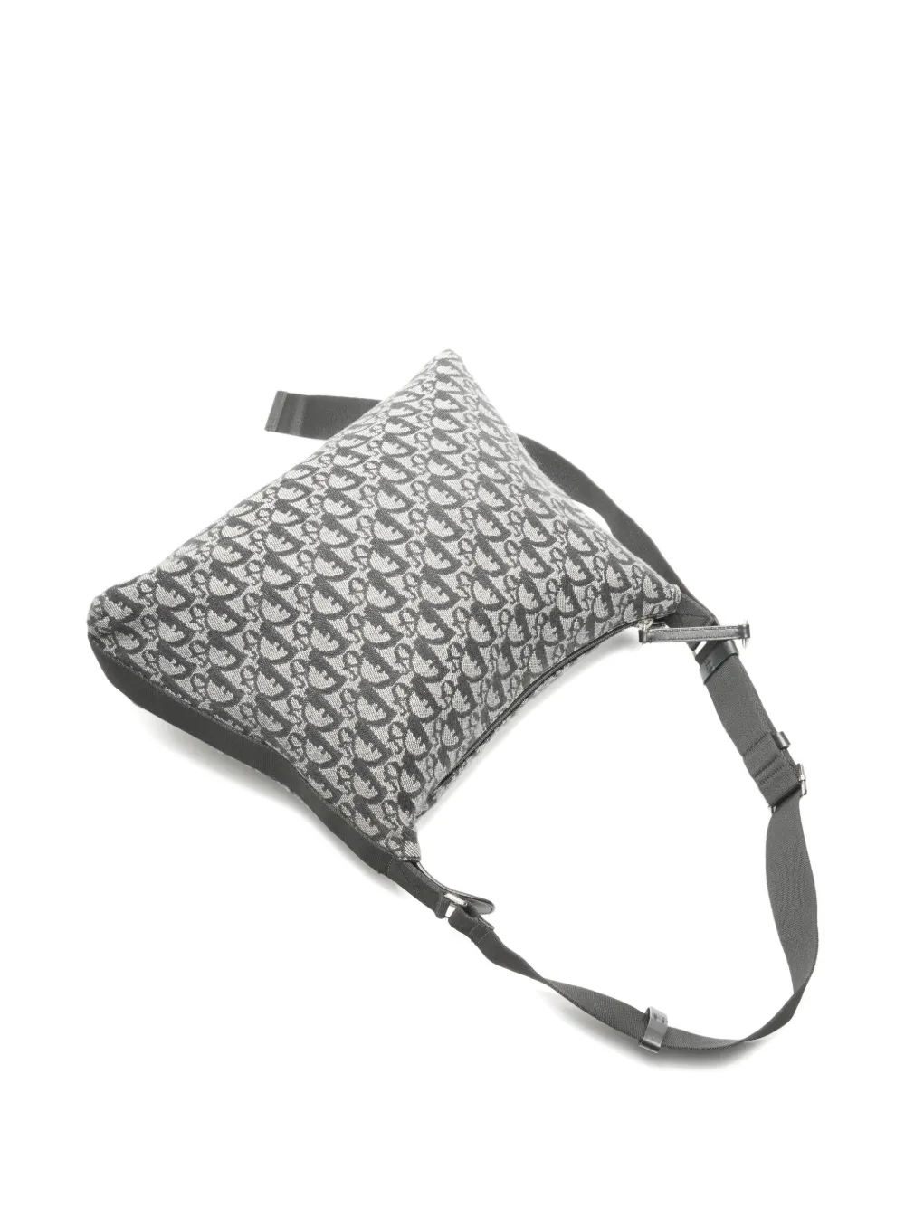 DIOR Pre-owned 2012 Trotter Shoulder Bag In Gray