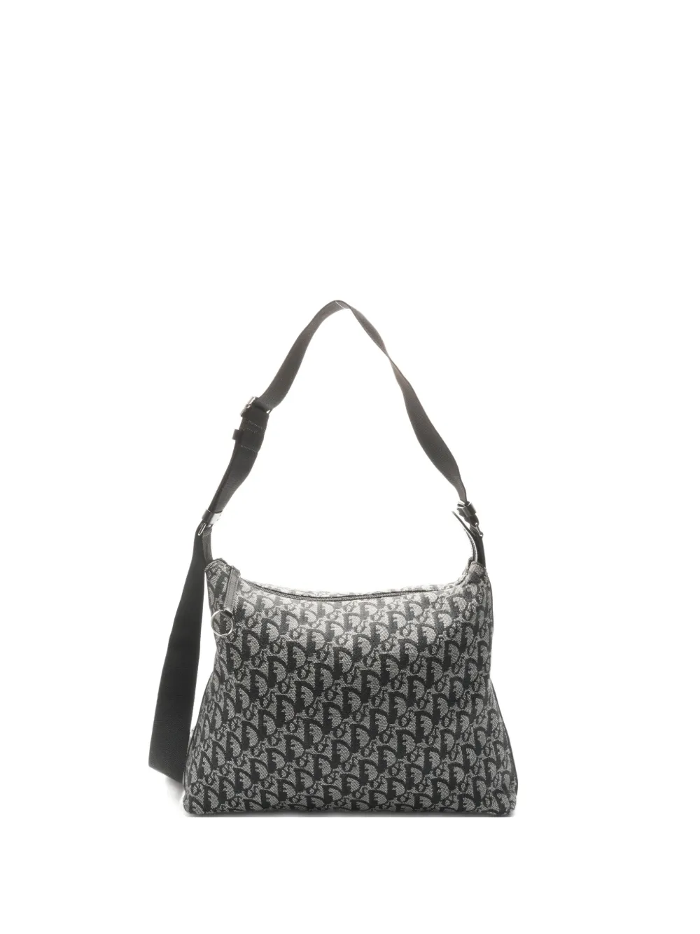 DIOR Pre-owned 2012 Trotter Shoulder Bag In Gray