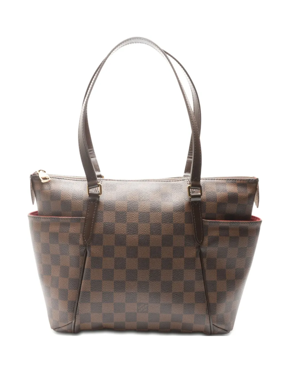 Click to view more detailed imagery on our partner's website Pre-owned Louis Vuitton 2014 Totally Pm Damier Tote Bag In Brown