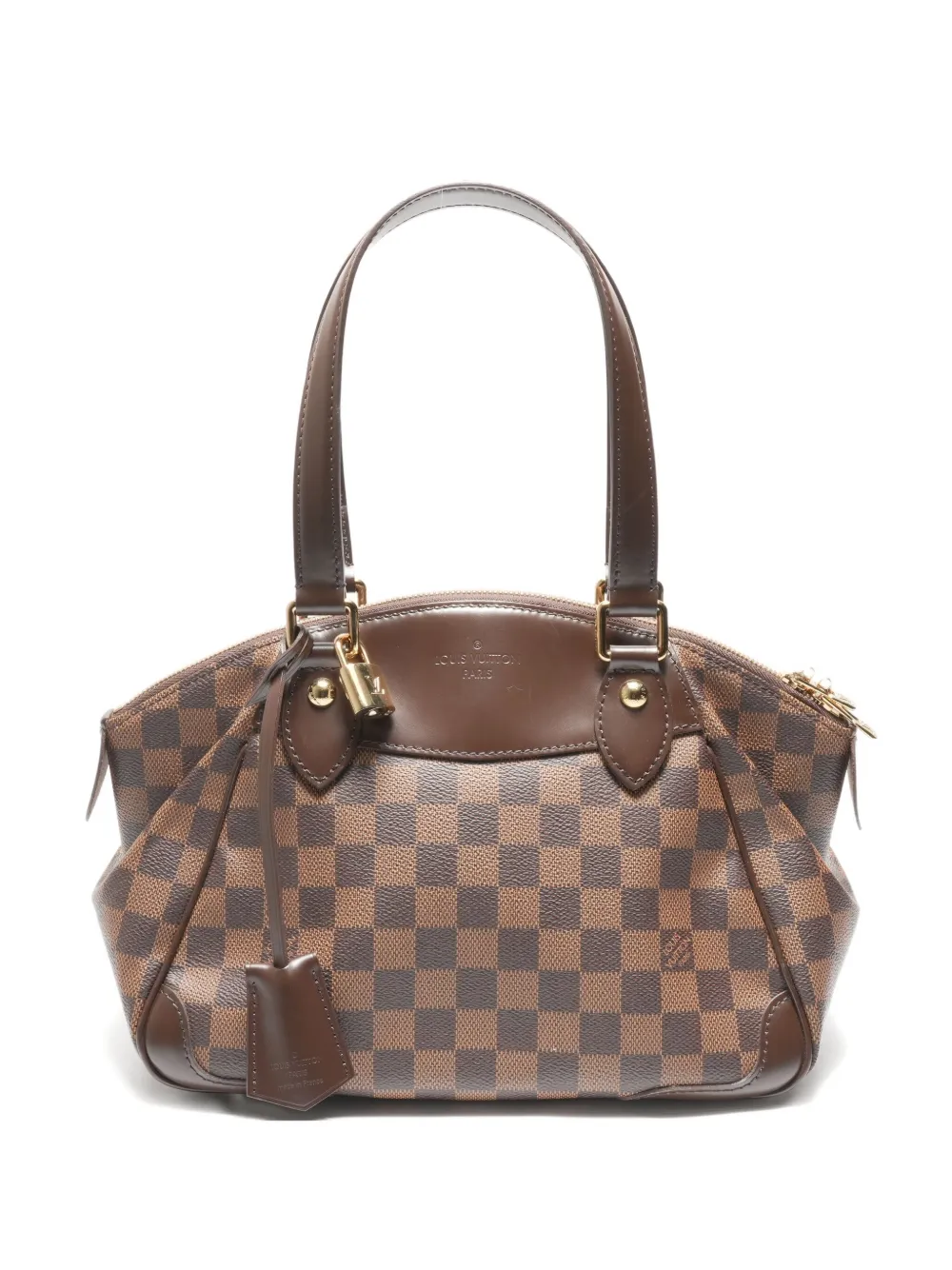 Louis Vuitton Pre-Owned 2011 ヴェローナ PM ダミエ ショルダーバッグ - ブラウン Louis Vuitton Pre-Owned 2011 ヴェローナ PM ダミエ ショルダーバッグ - ブラウン