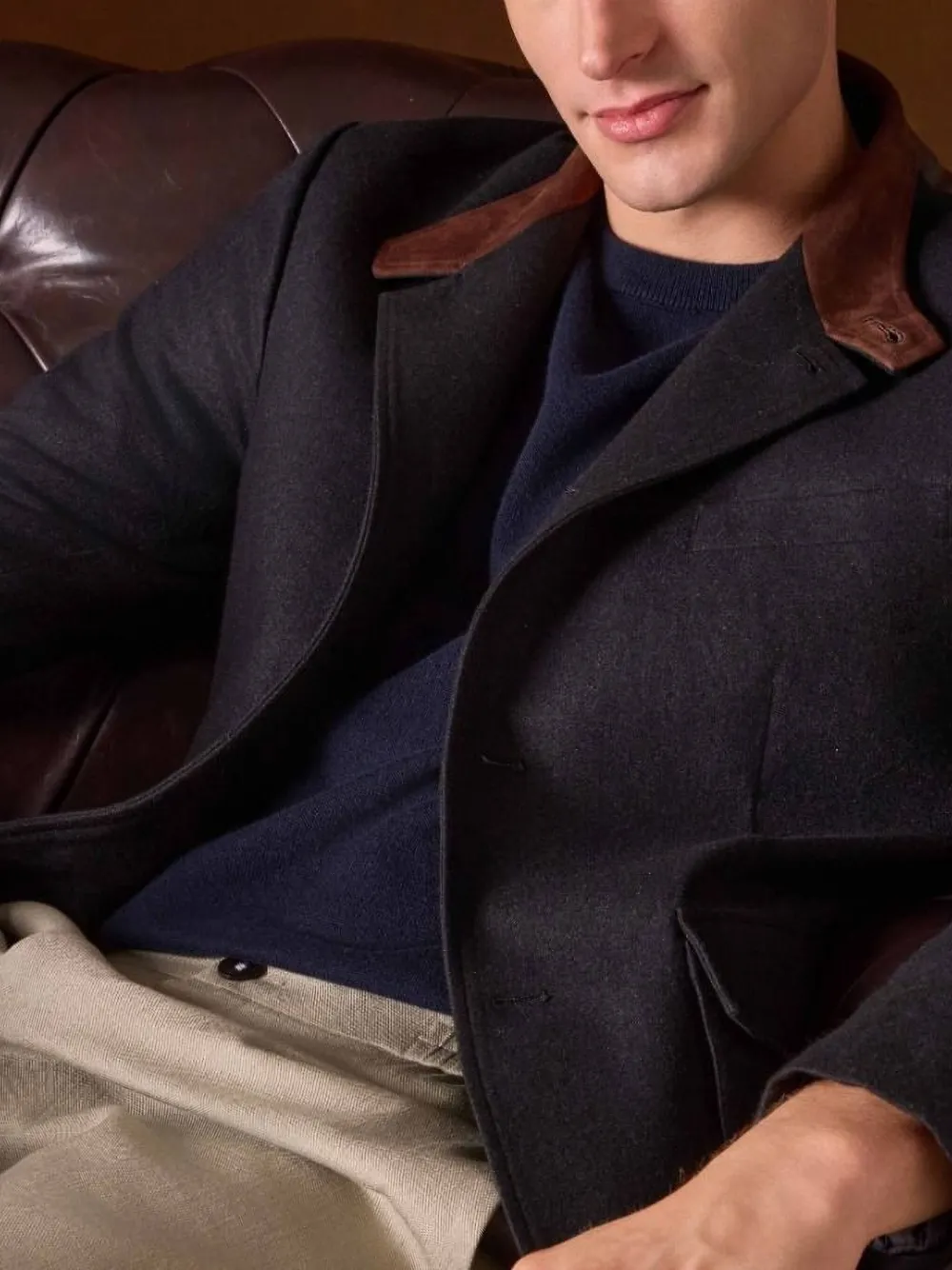  Shanghai Tang Front-pocket Jacket - Grey 