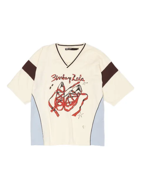 Bimba y Lola graphic V-neck T-shirt