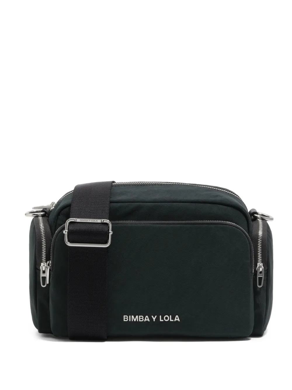 Bimba Y Lola Logo Cross Body Bag In Black