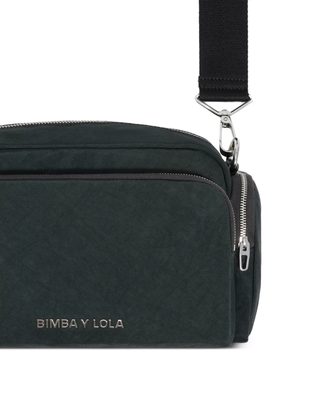 Bimba Y Lola Logo Cross Body Bag In Black