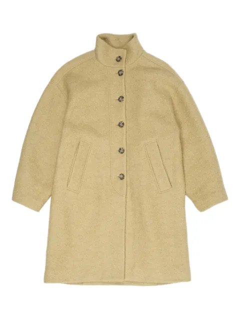 Bimba y Lola bouclé buttoned coat