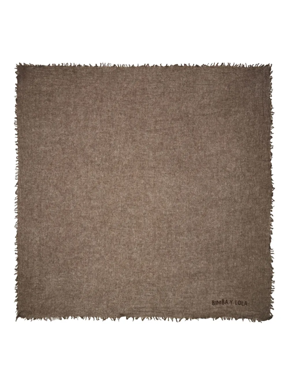 Bimba y Lola Sjaal met franje - Bruin
