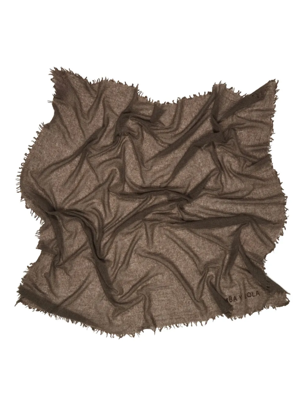 Bimba y Lola Ausgefranster Schal - Braun