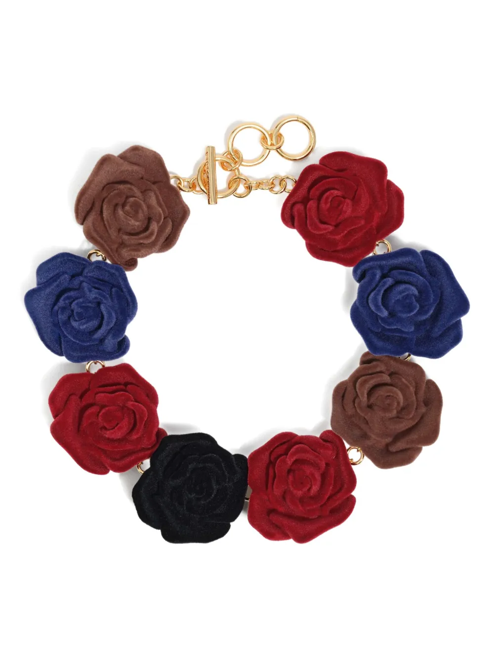 Bimba y Lola Collana con rose - Rosso