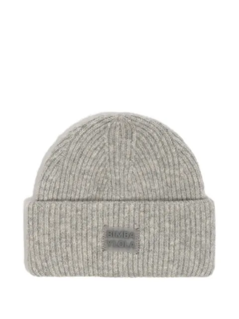 Bimba y Lola gorro tejido de canalé con parche