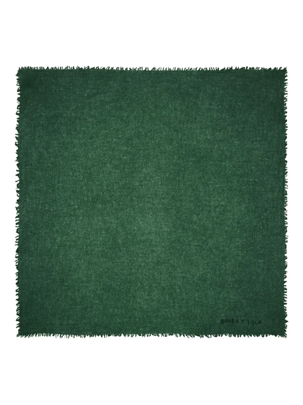 Bimba y Lola mascada con flecos | verde | Image 1