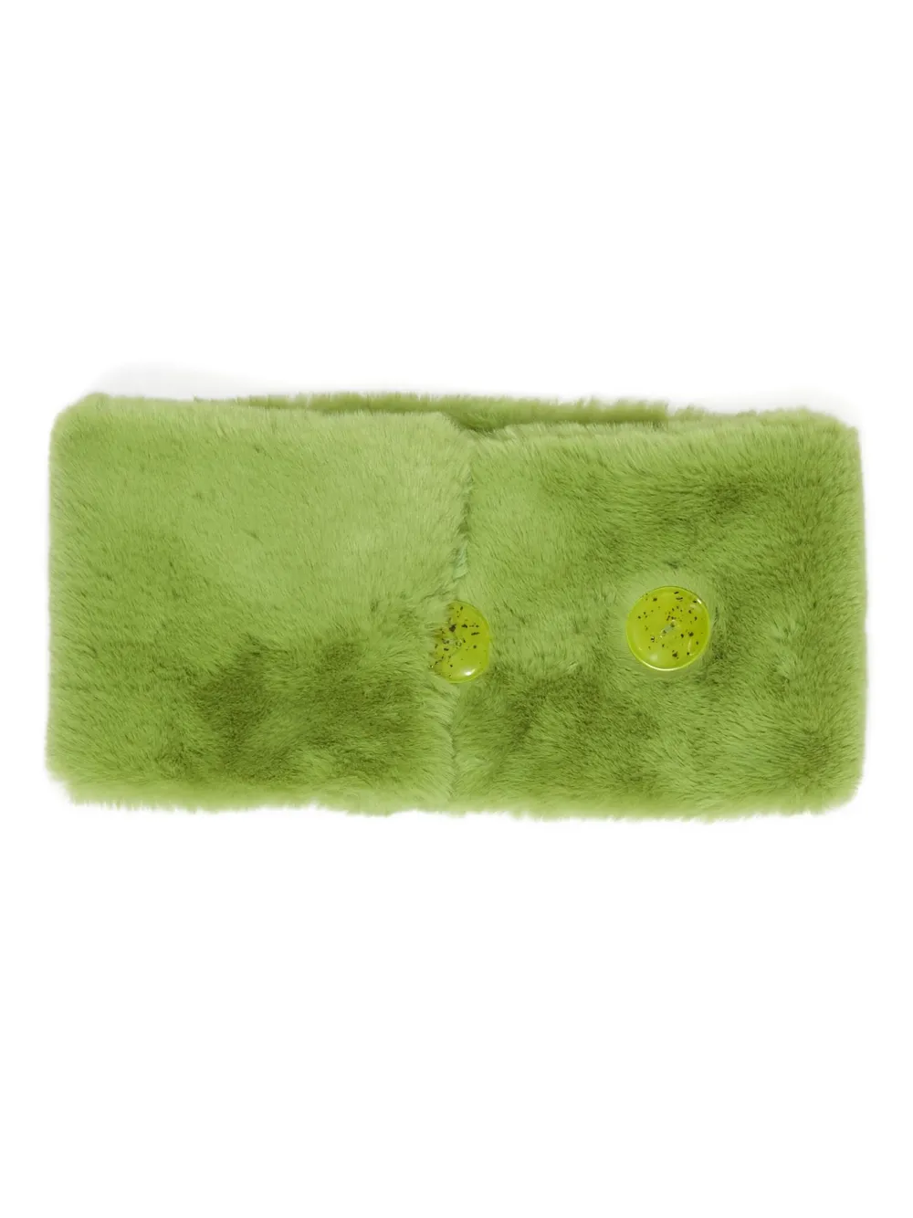 Bimba y Lola Sciarpa con bottoni - Verde