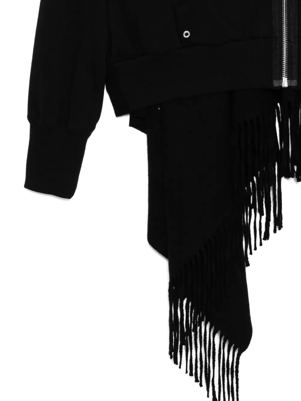 Undercover Scarf Hoodie In Black