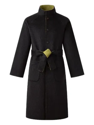 Wales Bonner Echo Panelled Trench Coat | Green | FARFETCH ZA