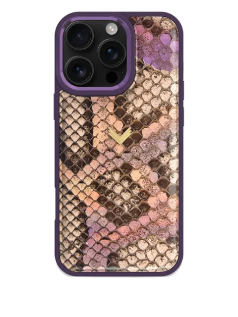VELANTE  x iPhone 16 pro max python leather phone case