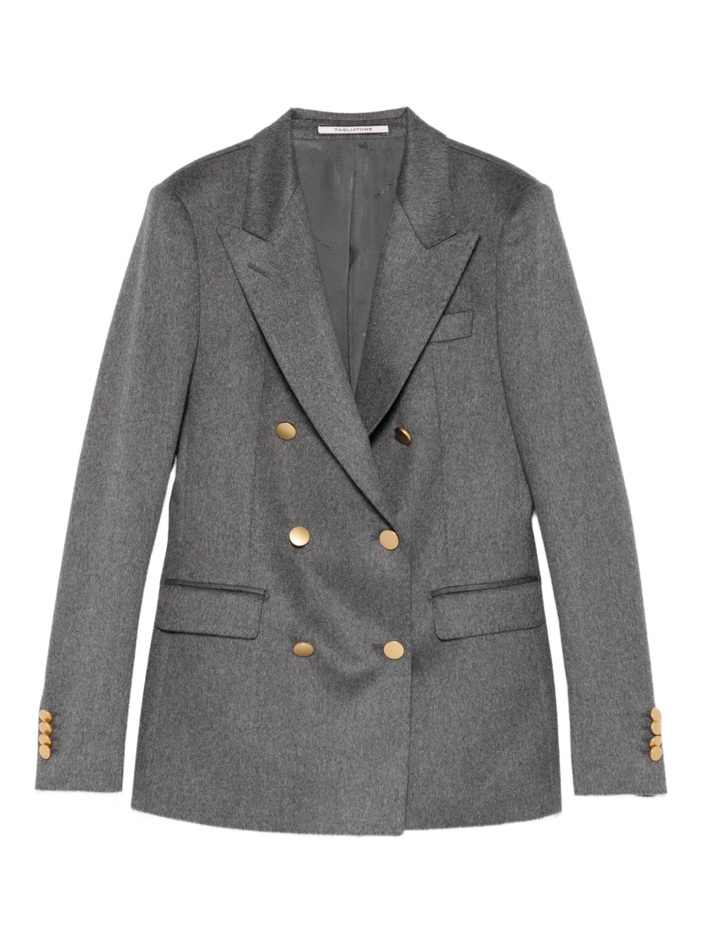 Tagliatore double-breasted button jacket | Grey | Image 1
