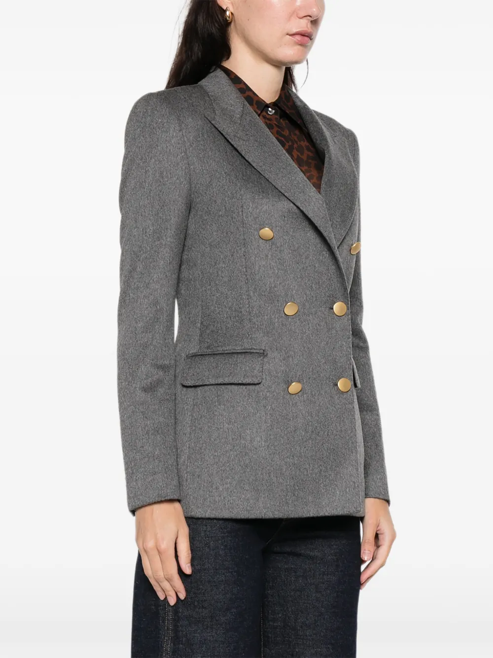 Tagliatore double-breasted button jacket Grijs