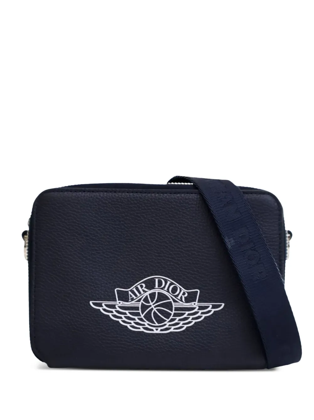 Christian Dior Pre-Owned 2020 Air Jordan グレインカーフ ショルダーバッグ - ブルー Christian Dior Pre-Owned 2020 Air Jordan グレインカーフ ショルダーバッグ - ブルー